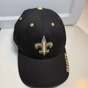 UTS New Orleans Saints Adjustable Baseball Cap Black Gold Mens OSFA NFL Hat